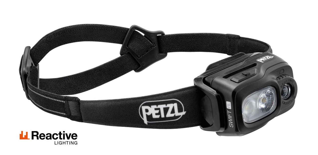 Petzl Swift RL 1100 lumens noire Meudon Running Company Petzl Swift RL® 1100 lumens