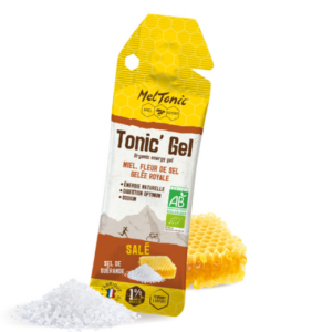 MELTONIC Gel énergétique Bio salé - Miel, Fleur de sel & Gelée royale