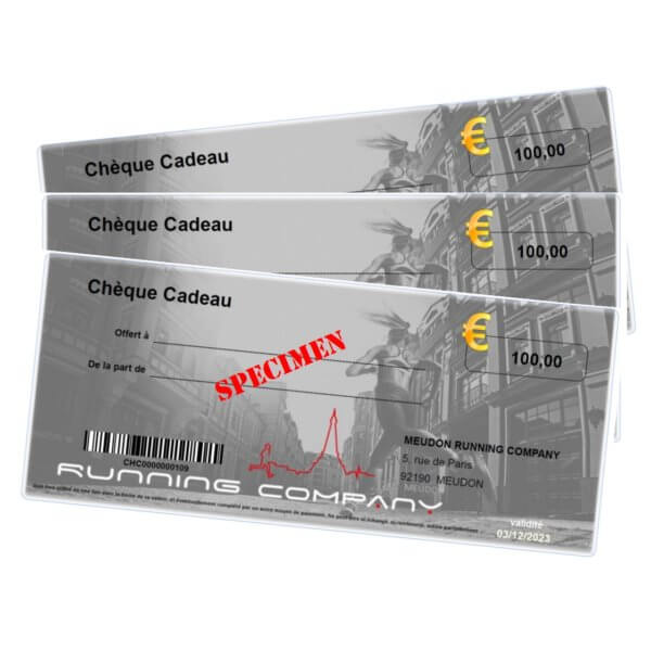 Cheque cadeau 100€ Meudon Running Company