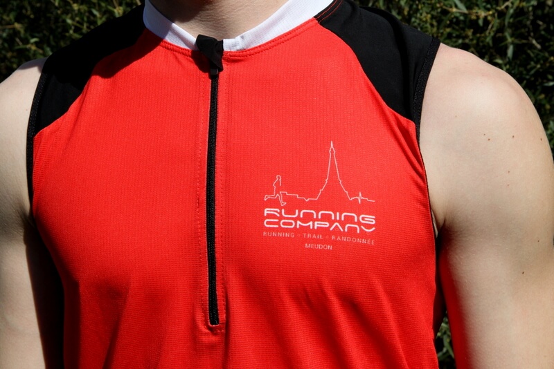 Débardeur 1/2 zip Meudon Running Company Débardeur 1/2 zip Meudon Running Company