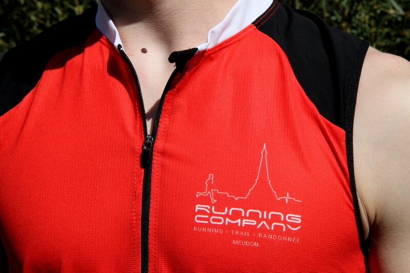 Débardeur 1/2 zip Meudon Running Company Débardeur 1/2 zip Meudon Running Company