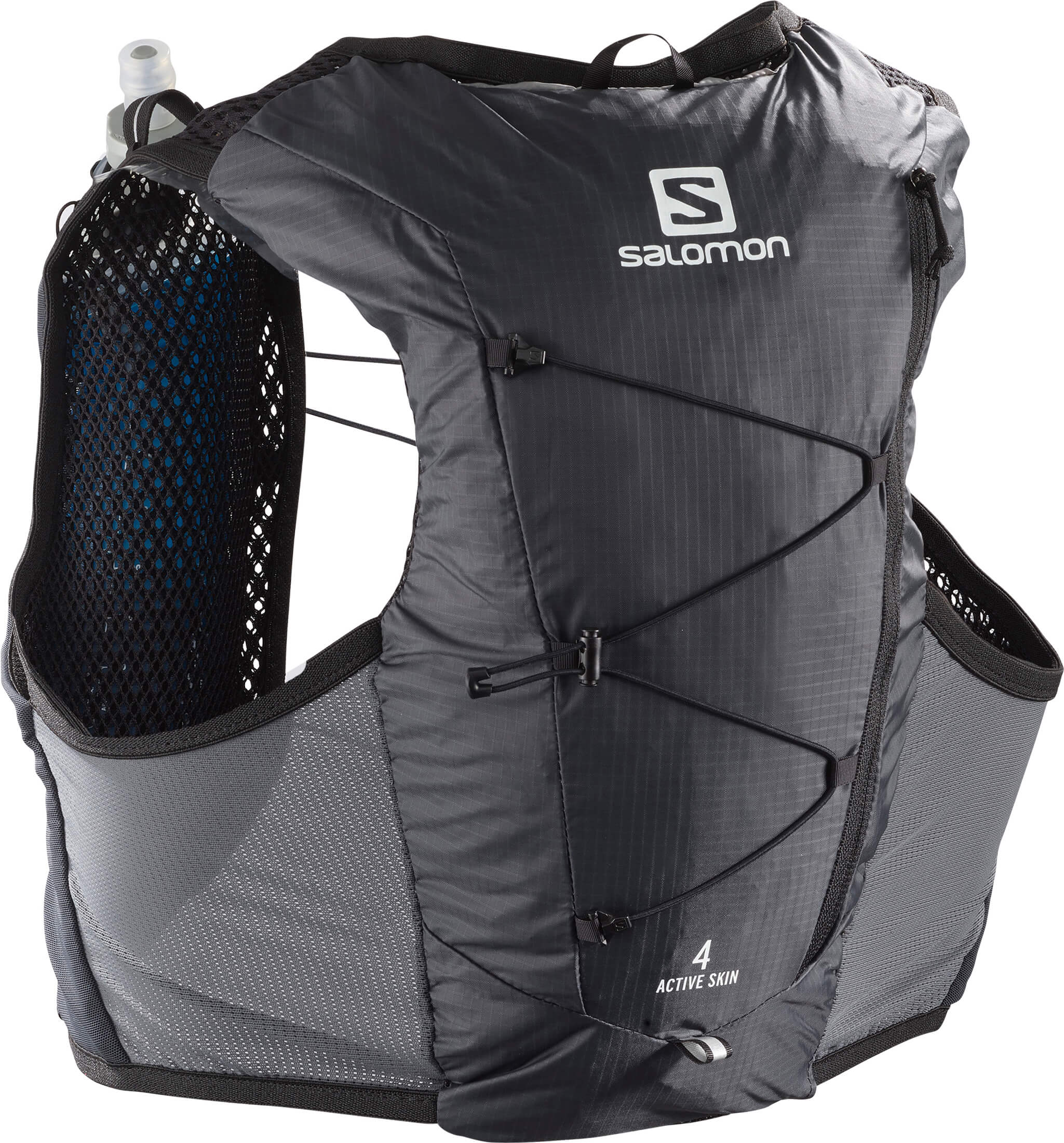 LC1514300_0_GHO_S- ACTIVE SKIN 4 SET Ebony-Black Meudon Running Company Salomon Active Skin 4 Set
