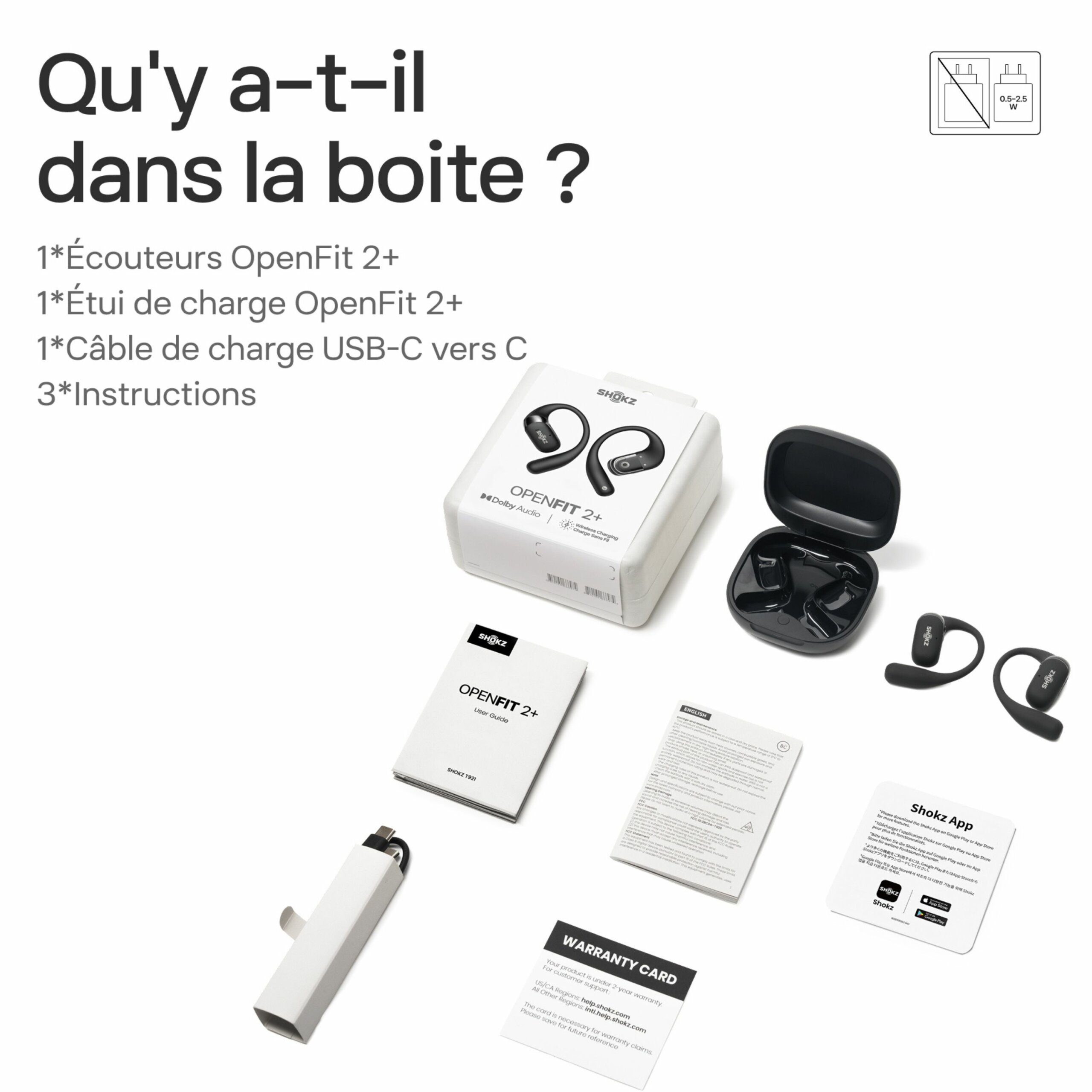 What's_in_the_box_Black Shokz Openfit 2+ Meudon Running Company