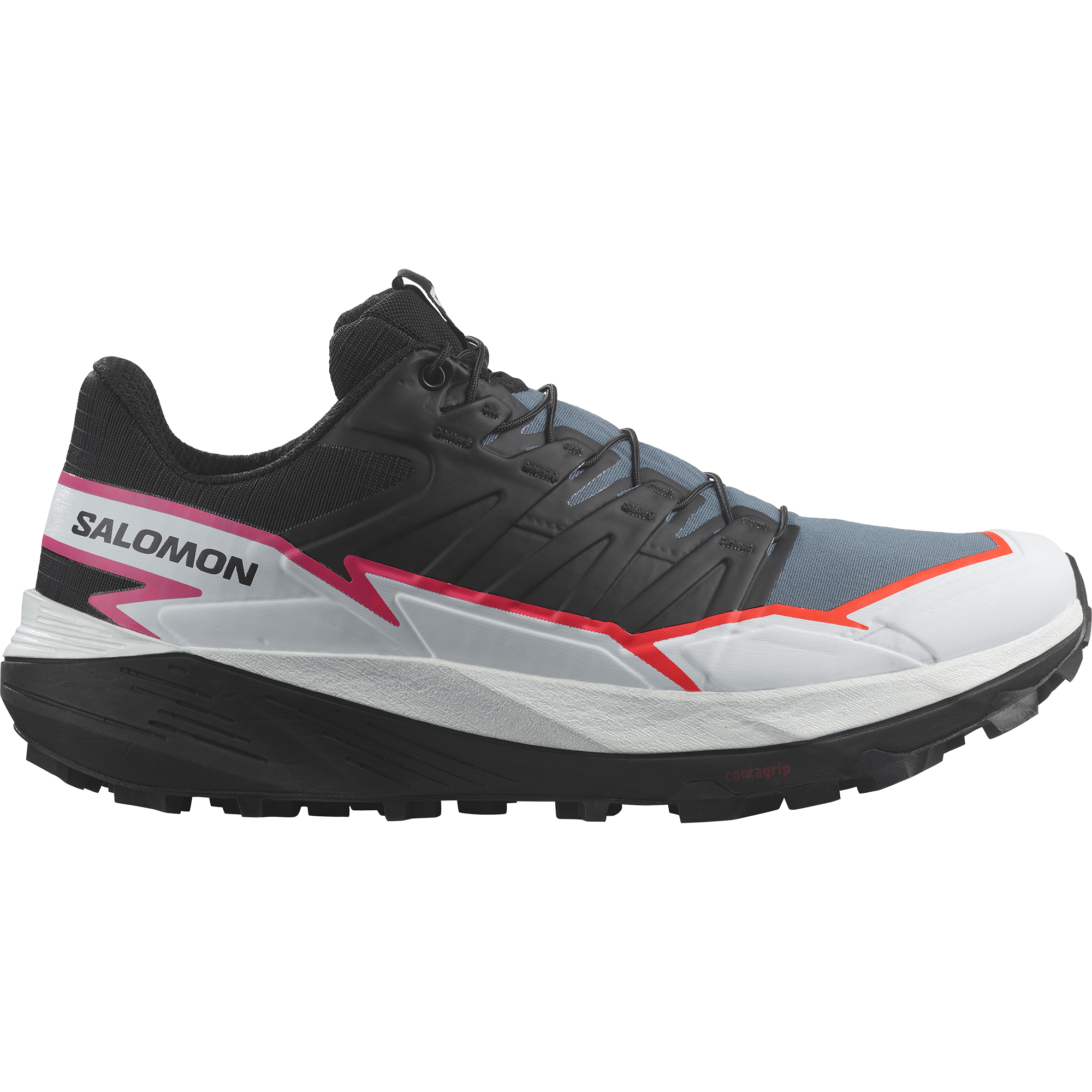 L47382300_0_GHO_THUNDERCROSS WBlack_Bering Sea_Pink Glo Salomon Thundercross Weudon Running Company
