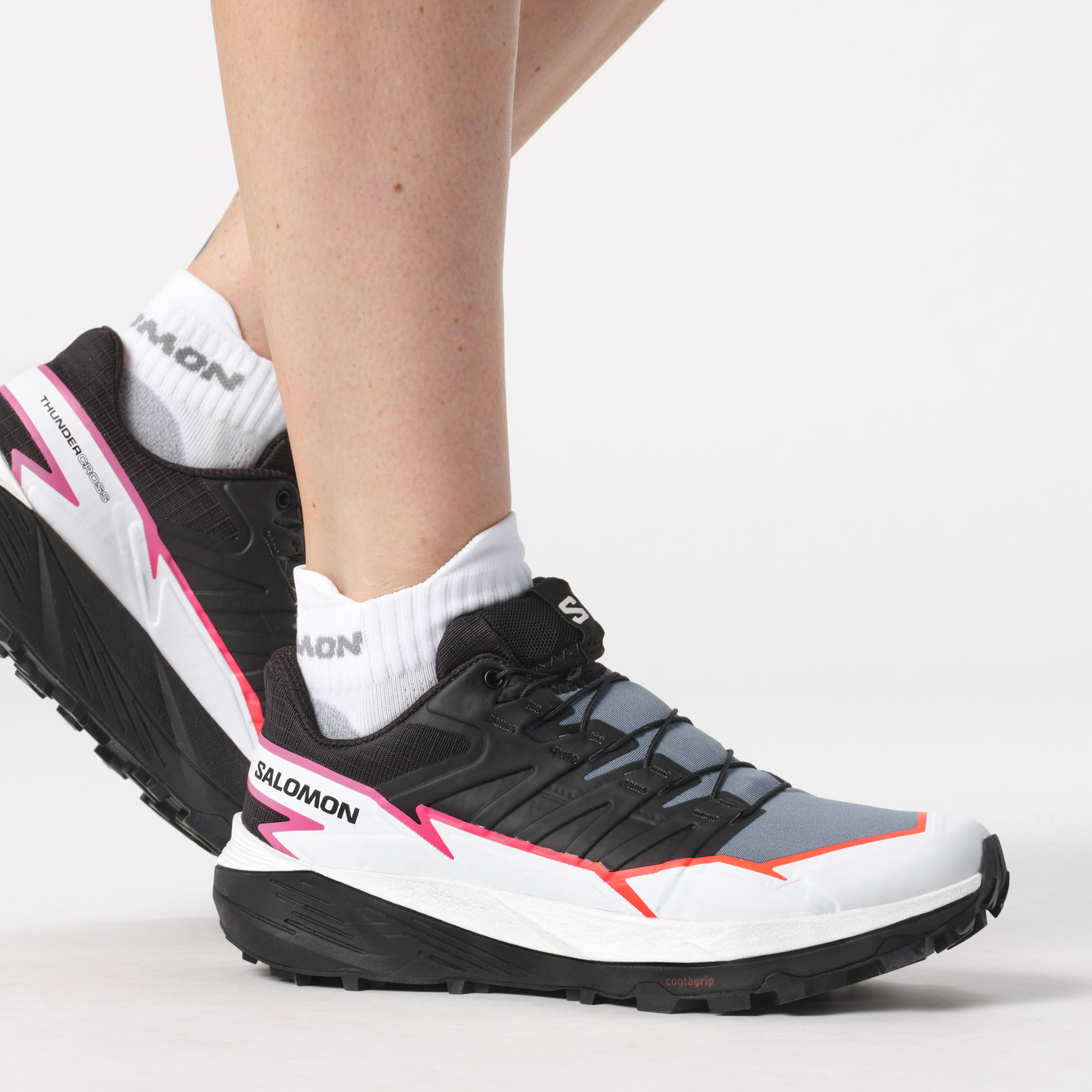 L47382300_0_MOD_THUNDERCROSS WBlack_Bering Sea_Pink Glo Salomon Thundercross Weudon Running Company