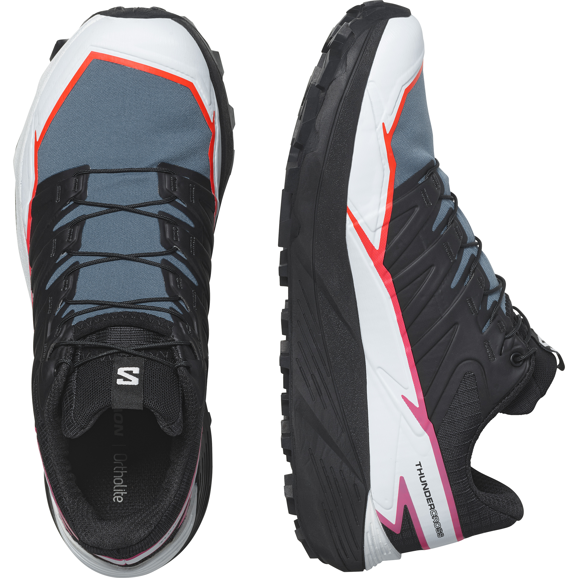 L47382300_10_GHO_THUNDERCROSS WBlack_Bering Sea_Pink Glo Salomon Thundercross Weudon Running Company