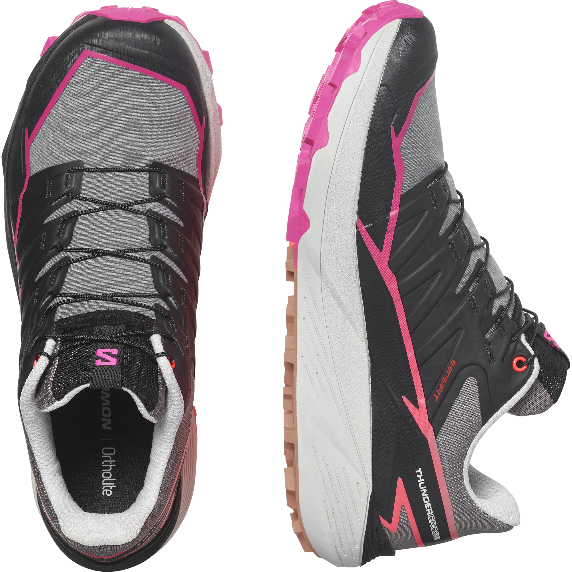 L47382700_10_GHO_THUNDERCROSS WPlum Kitten_Black_Pink Glo Salomon Thundercross Weudon Running Company