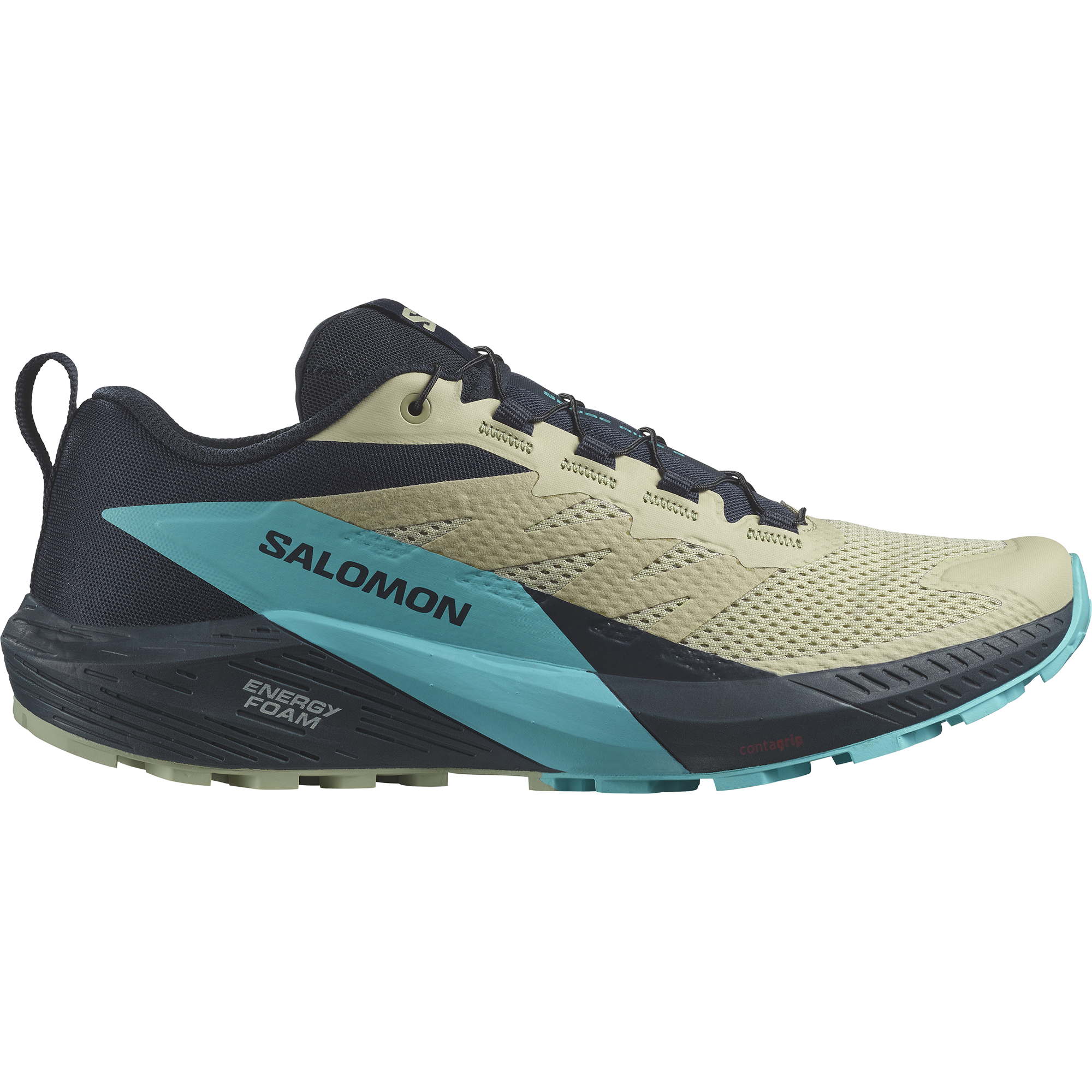 L47458500_0_GHO_SENSE RIDE 5_Alfalfa_Carbon_Peacock Blue Salomon Sense Ride 5 Meudon Running Company