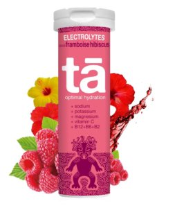 TĀ - Pastilles Electrolytes Framboise / Hibiscus