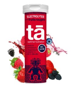 TĀ - Pastilles Electrolytes Fruits Rouge /Caféine