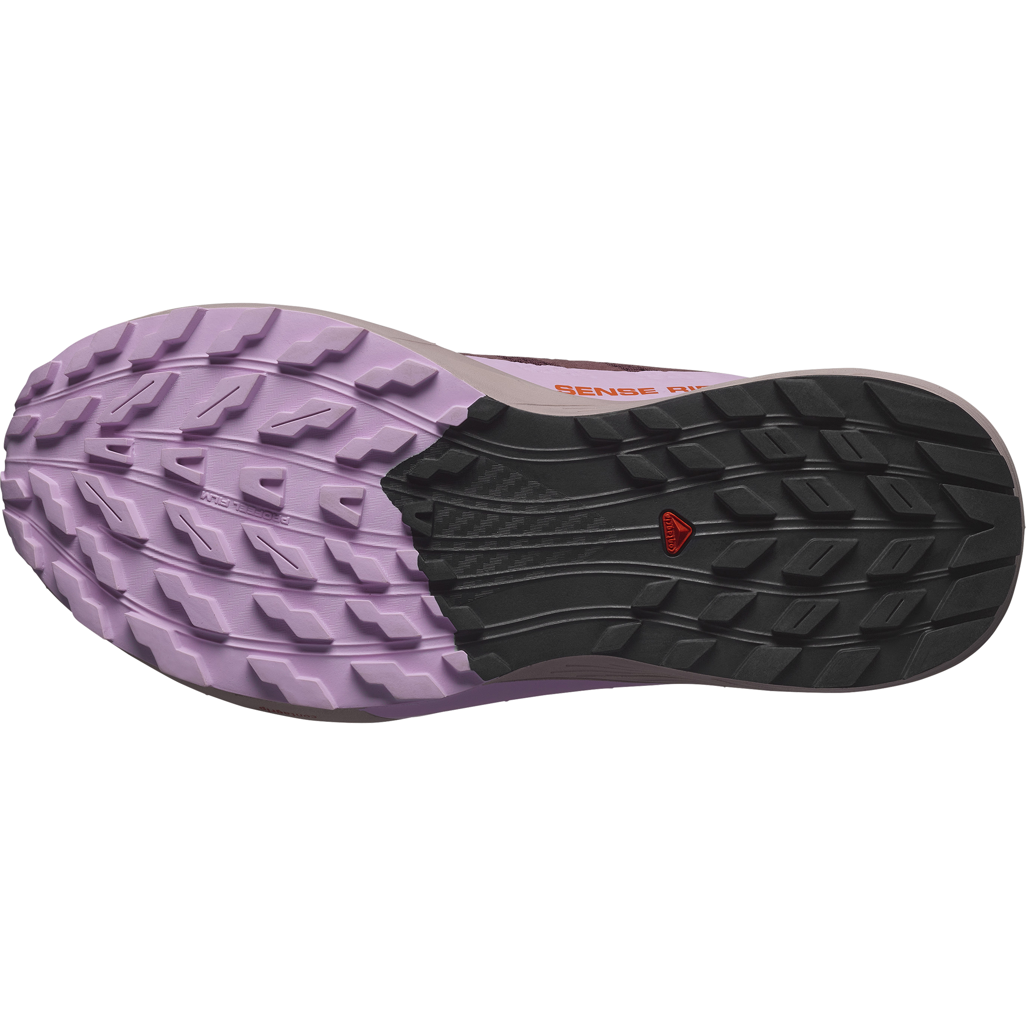 L47592300_7_GHO_SENSE RIDE 5 GTX WCatawba Grape_Orchid Bouquet_Cherry Tomato Salomon Sense Ride GTX 5W Meudon Running Company