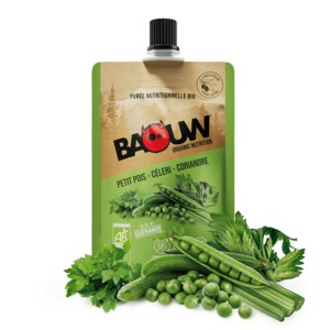 BAOUW COMPOTE BIO Petit Pois - Céleri - Coriandre
