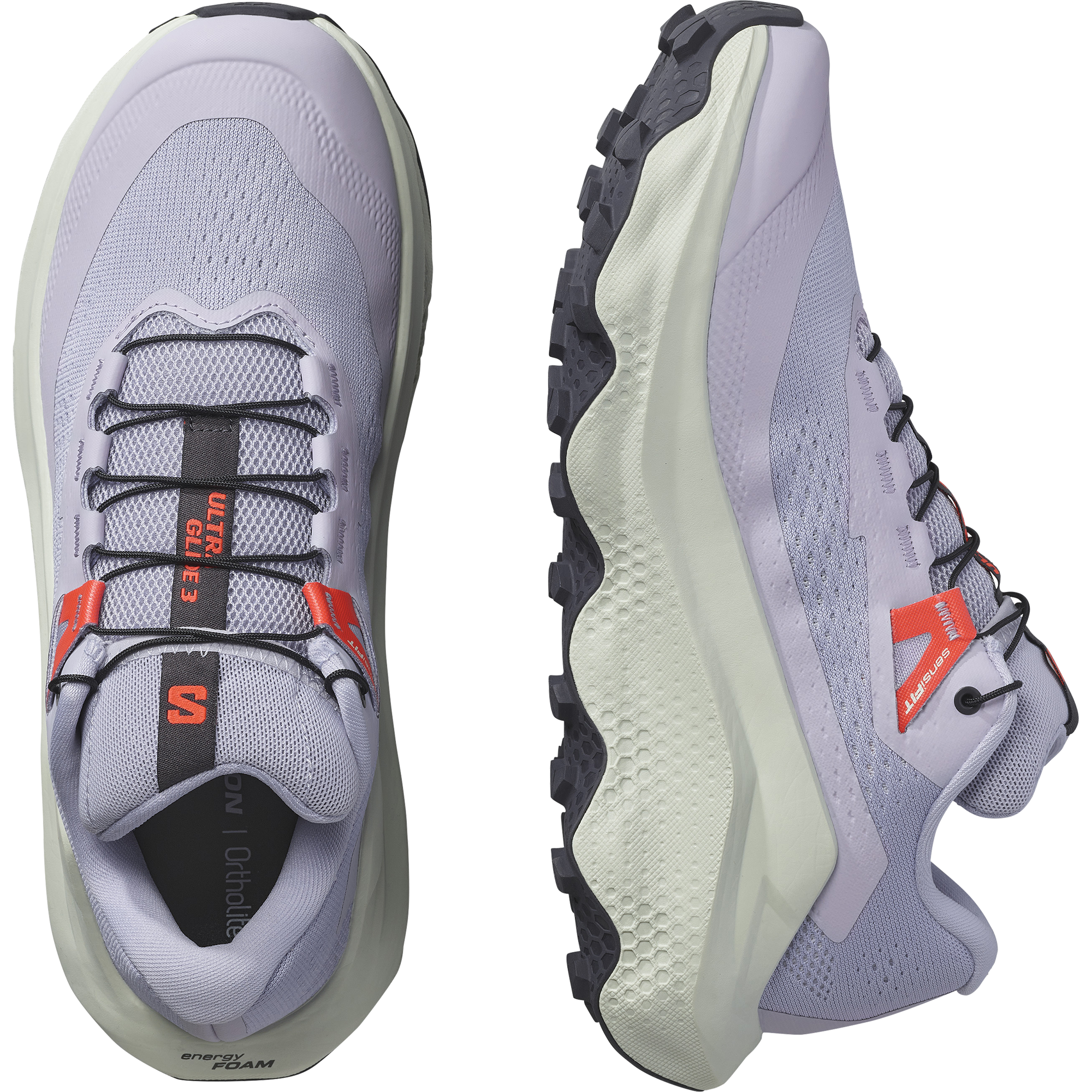 L47744000_10_GHO_ULTRA GLIDE 3 WCosmic Sky_Icicle_Neon Flame Salomon Ultra Glide 3 Meudon Running Company