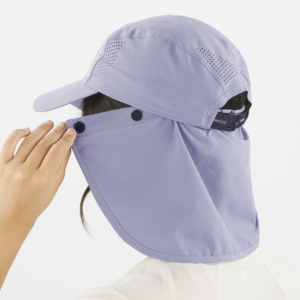 Salomon Casquette Cross + Saharienne Blue Granite