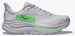 HOKA CLIFTON 10 Ash Grey / Neon Green