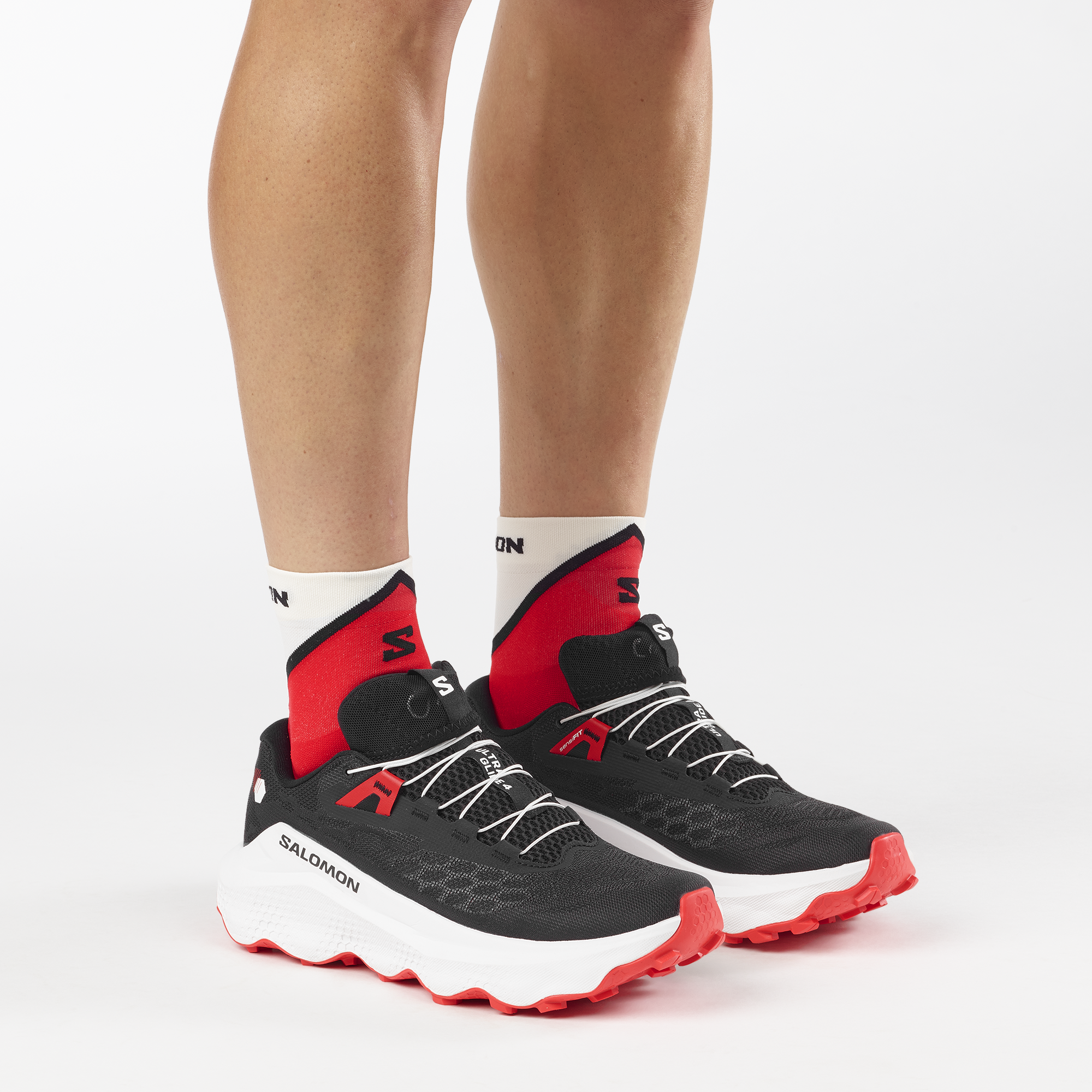 L49141300_0_MOD_ULTRA GLIDE 4 Black_White_Fiery Red Salomon ULTRA GLIDE 4 Meudon Running Company